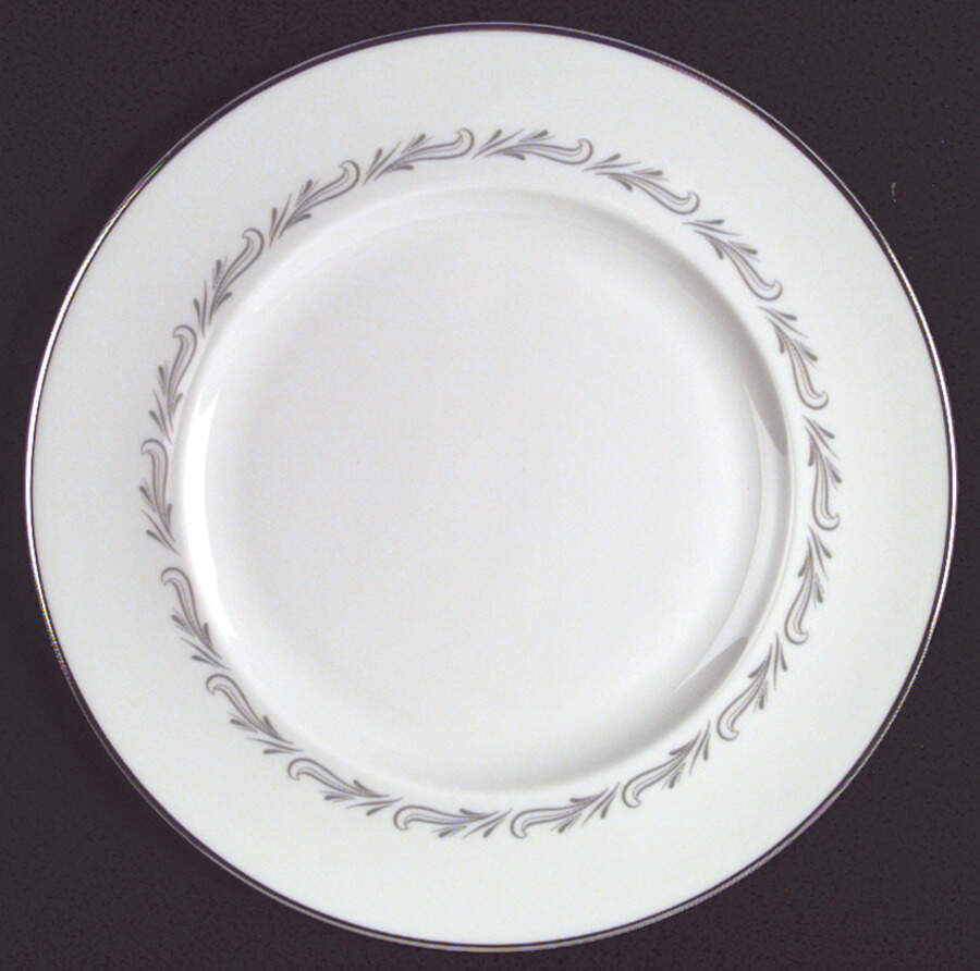 Corona (Platinum Verge) Dinner Plate by Royal Jackson-1