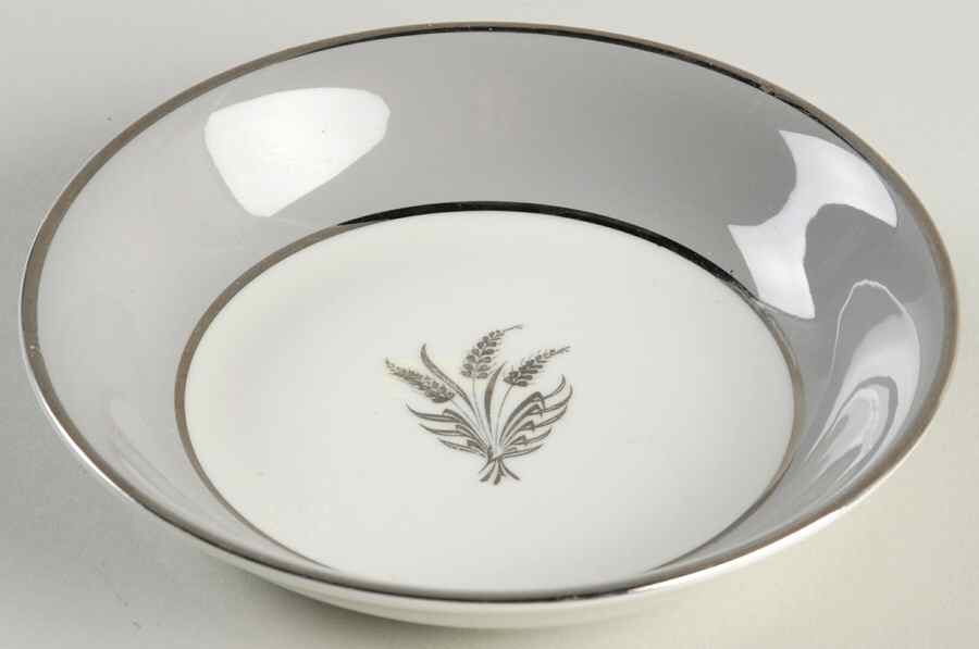 Countess Silver Wheat Gray Fruit/Dessert (Sauce) Bowl by Royal Jackson-1
