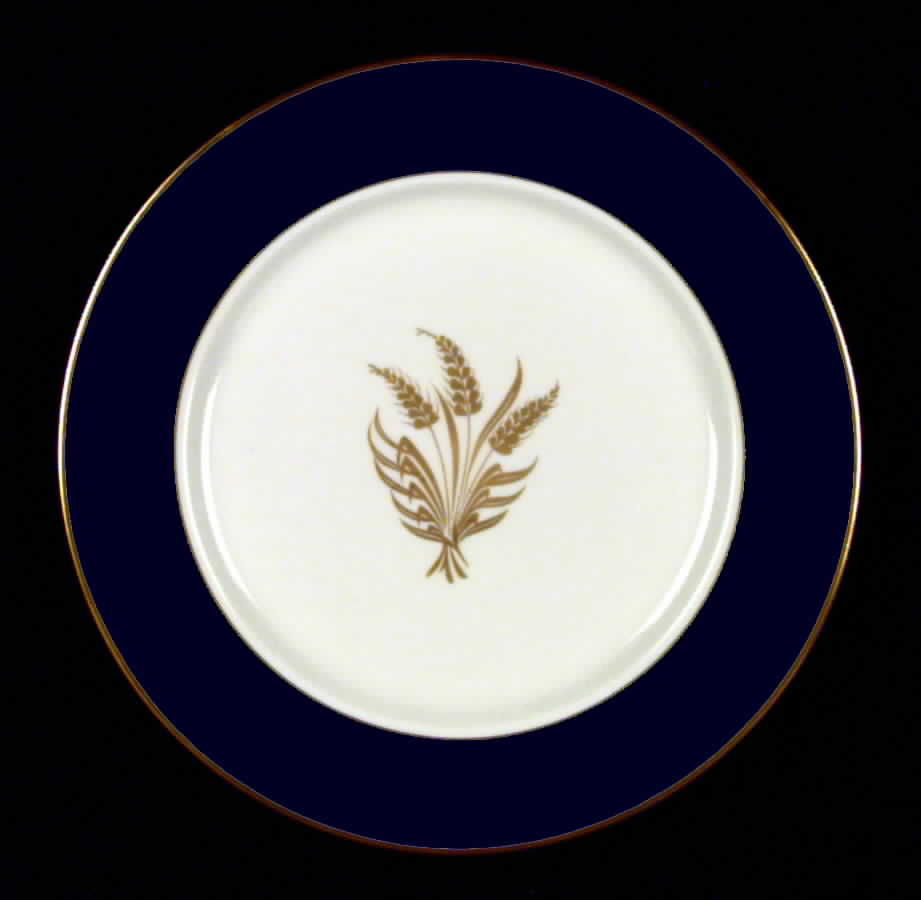 Countess Wheat Dark Green Salad Plate by Royal Jackson-1