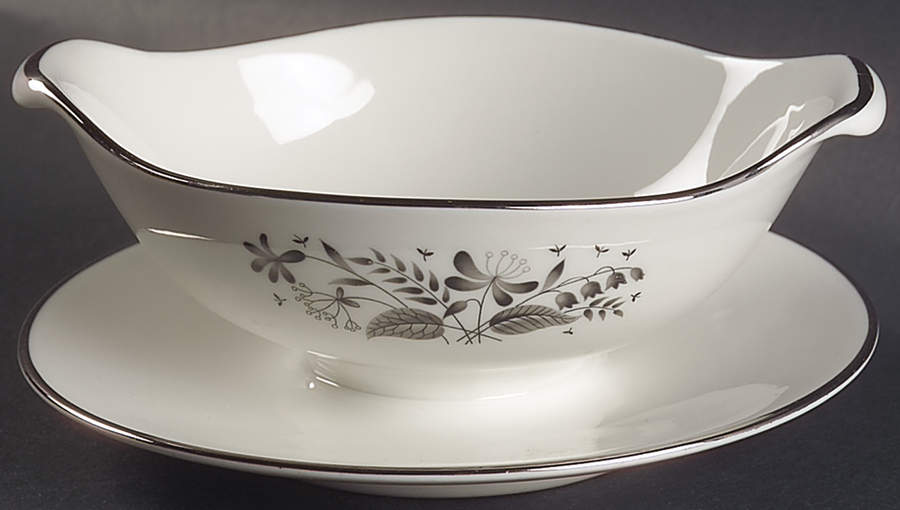 Deauville Gravy Boat with Attached Underplate by Royal Jackson-1