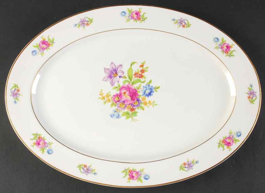 Deanna 15" Oval Serving Platter by Royal Jackson-1