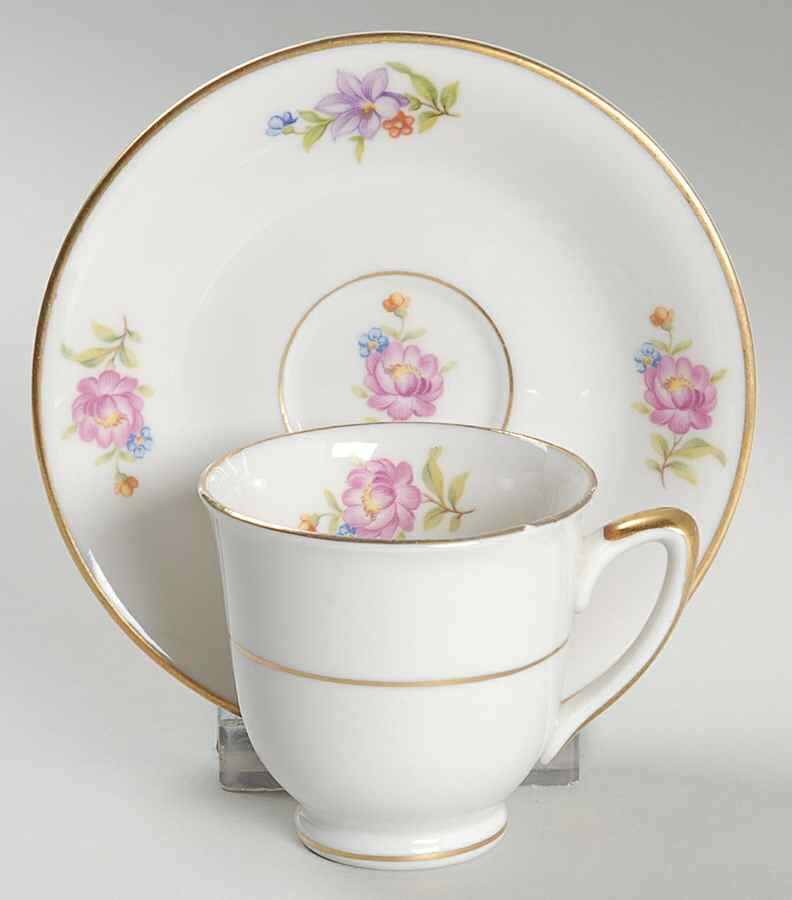 Deanna Footed Demitasse Cup & Saucer Set by Royal Jackson-1