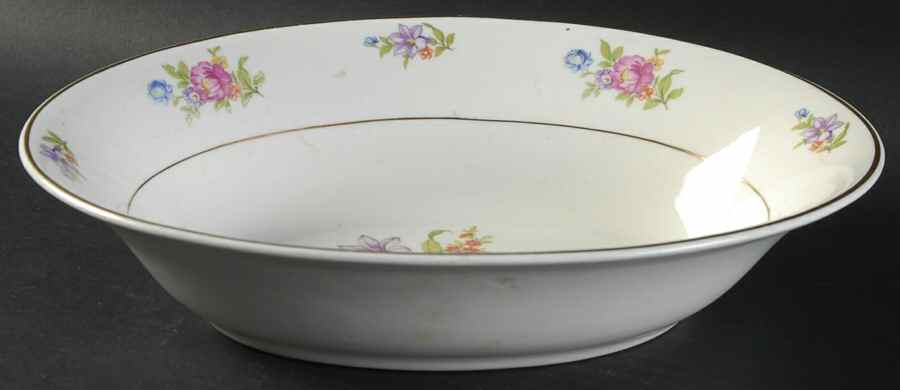 Deanna 10" Oval Vegetable Bowl by Royal Jackson-1