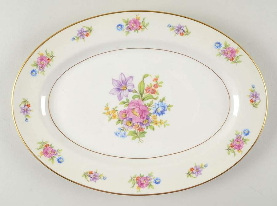 Deanna 13" Oval Serving Platter by Royal Jackson-1