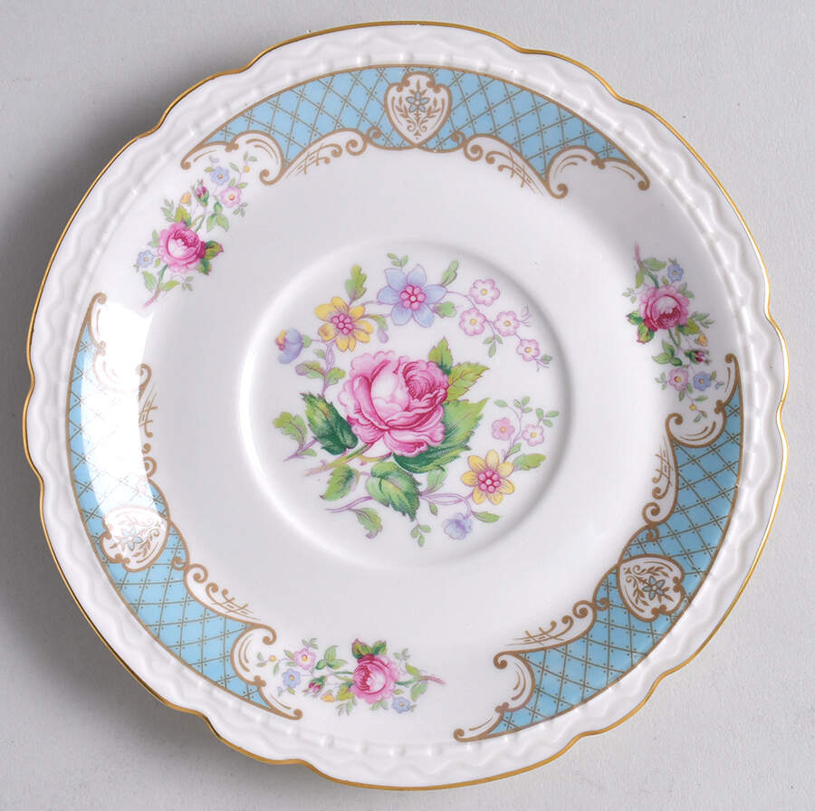 Duchess of Kent (Pearl Edge) Saucer for Cream Soup Bowl by Royal Jackson-1