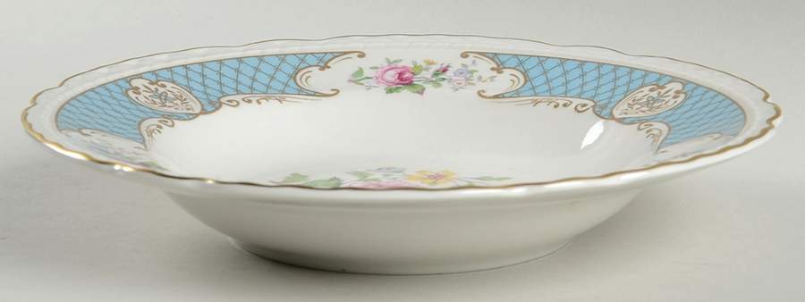 Duchess of Kent (Pearl Edge) Rim Soup Bowl by Royal Jackson-1