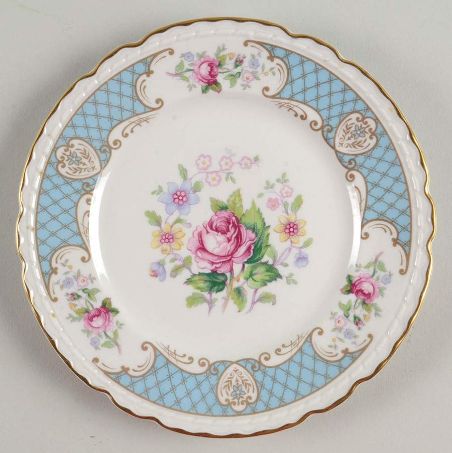 Duchess of Kent (Pearl Edge) Bread & Butter Plate by Royal Jackson-1