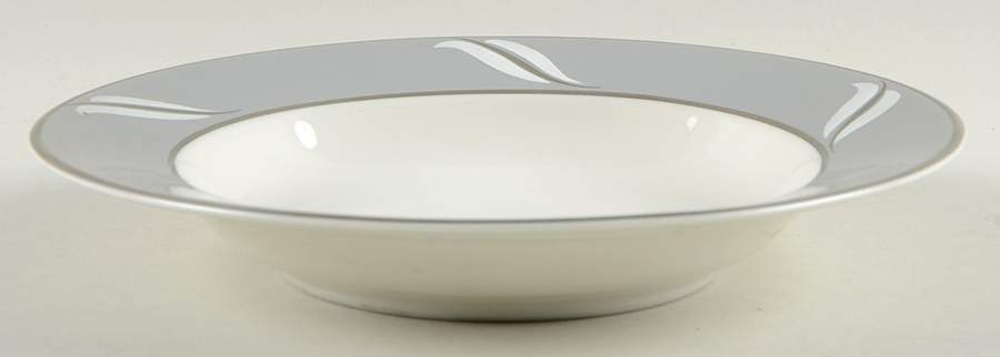 Duchess of Wyndsor (Platinum Trim) Rim Soup Bowl by Royal Jackson-1