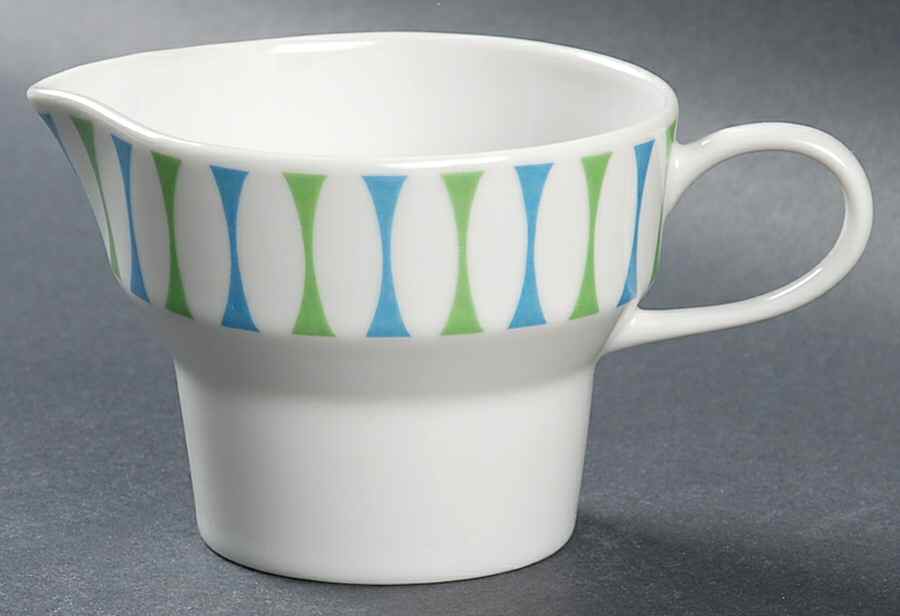 Eclipse Blue and Green Creamer by Royal Jackson-1