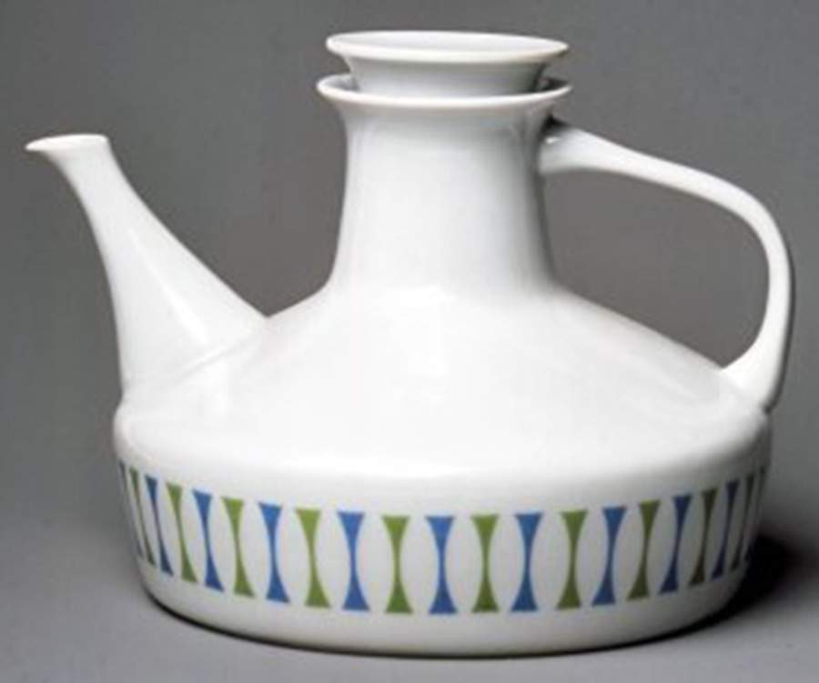 Eclipse Blue and Green Teapot & Lid by Royal Jackson-1