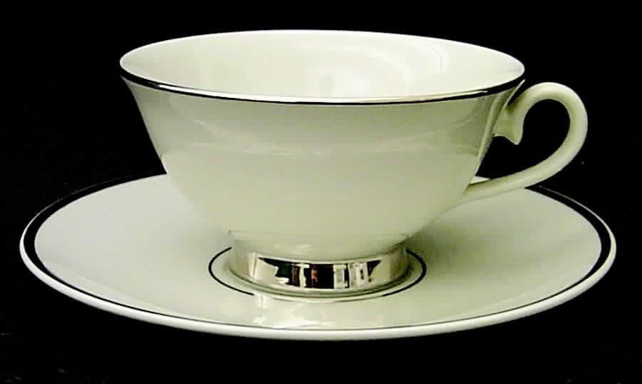 Exquisite Footed Cup & Saucer Set by Royal Jackson-1