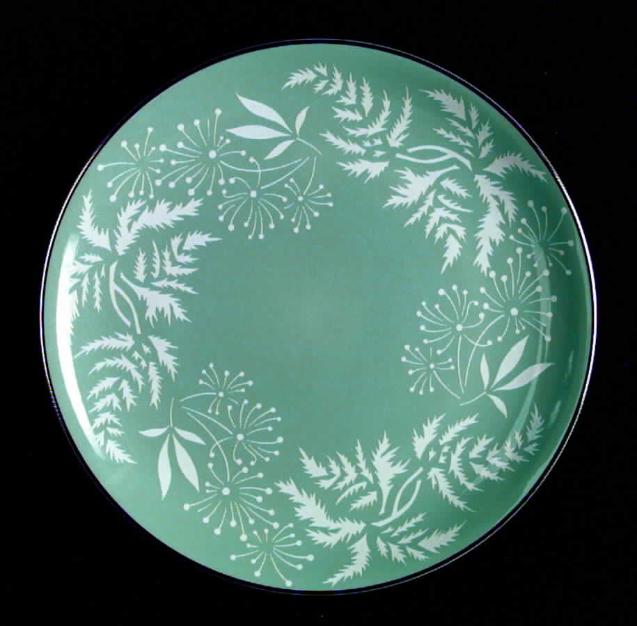 Fantasia Turquoise Dinner Plate by Royal Jackson-1