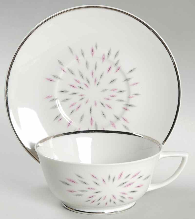 Festival Footed Cup & Saucer Set by Royal Jackson-1