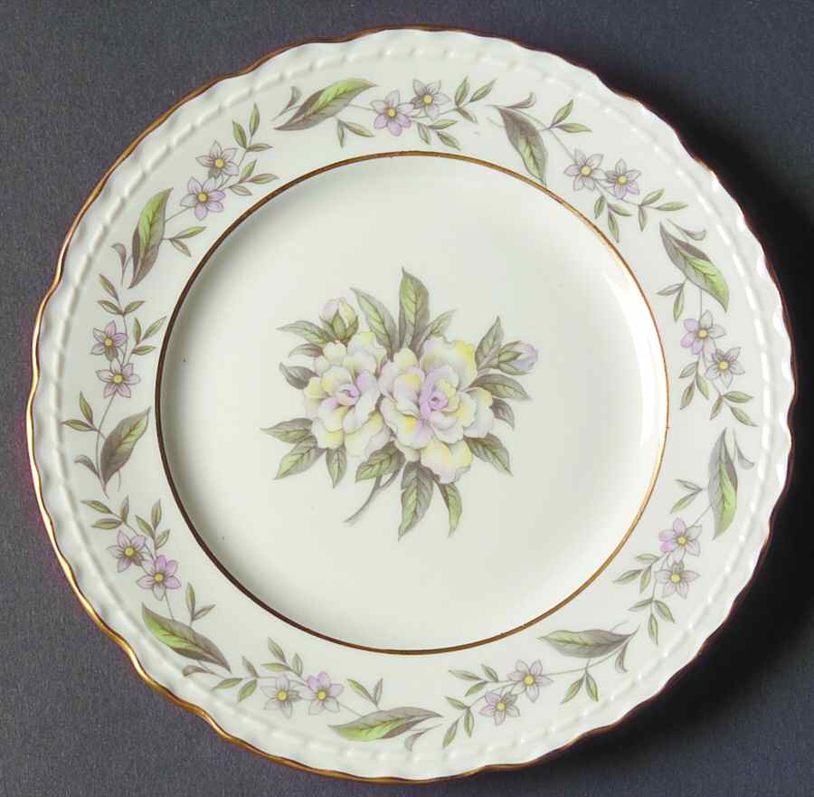 Fleur De Blanc Bread & Butter Plate by Royal Jackson-1