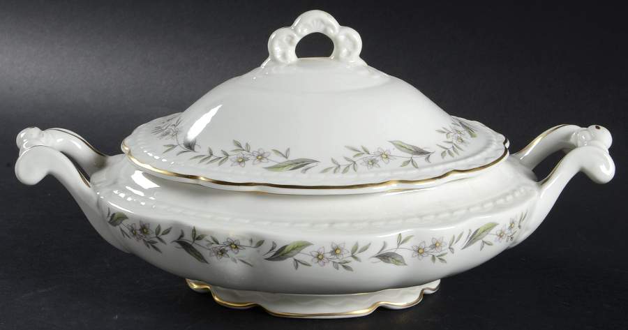 Fleur De Blanc Oval Covered Vegetable by Royal Jackson-1