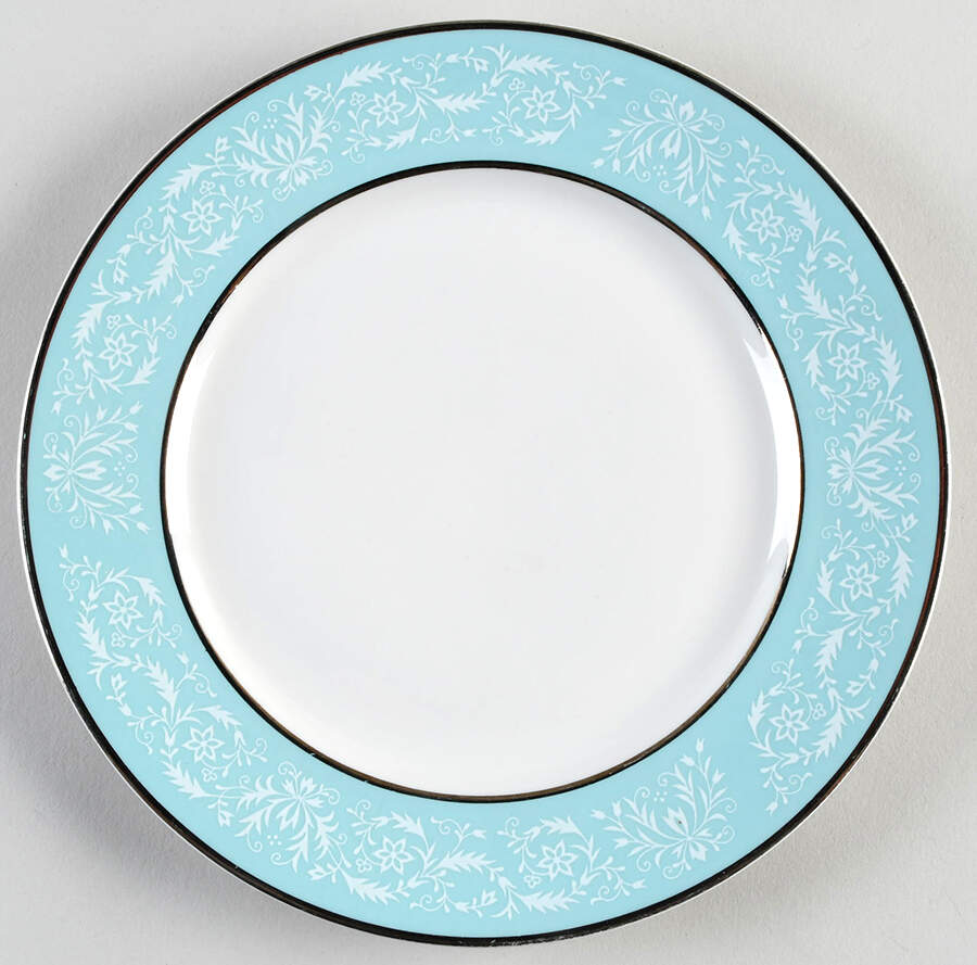 Florentine Turquoise Salad Plate by Royal Jackson-1