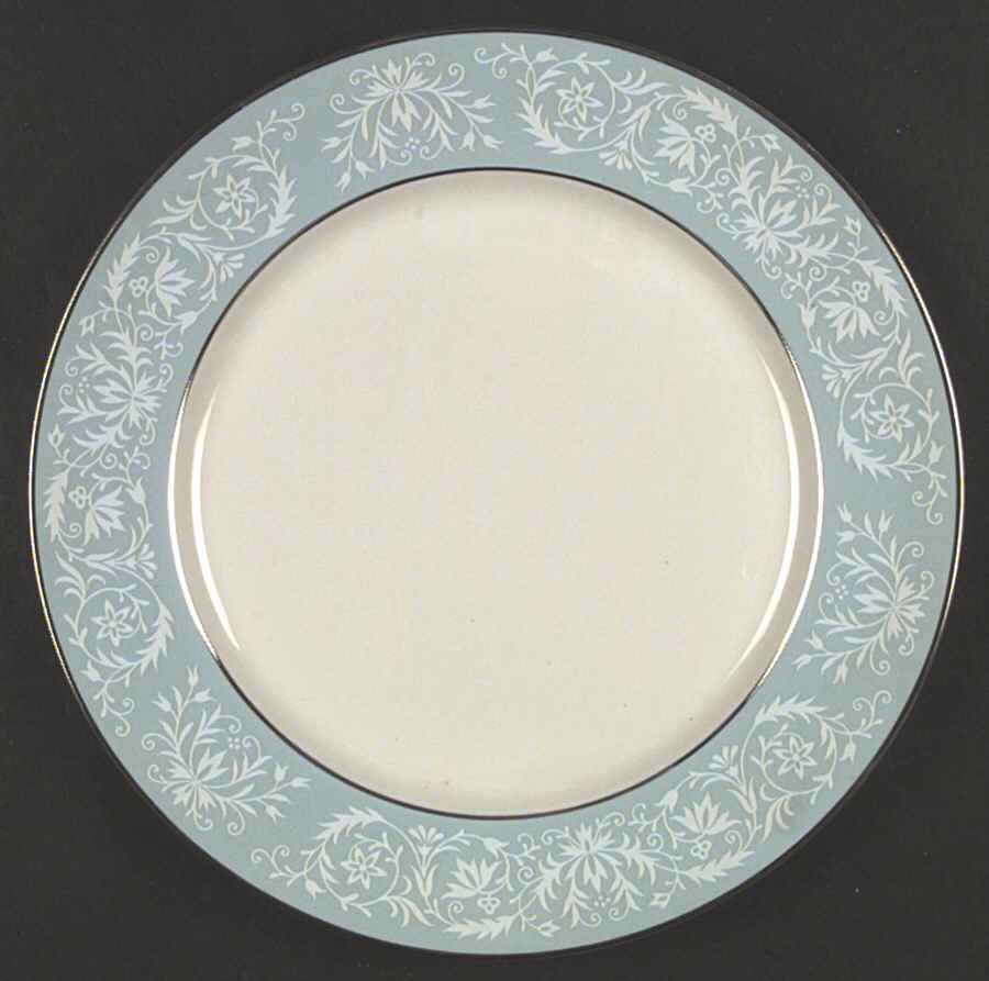 Florentine Turquoise Dinner Plate by Royal Jackson-1