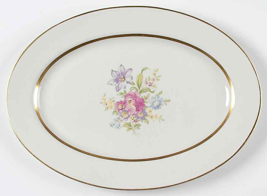 Gloria 13" Oval Serving Platter by Royal Jackson-1