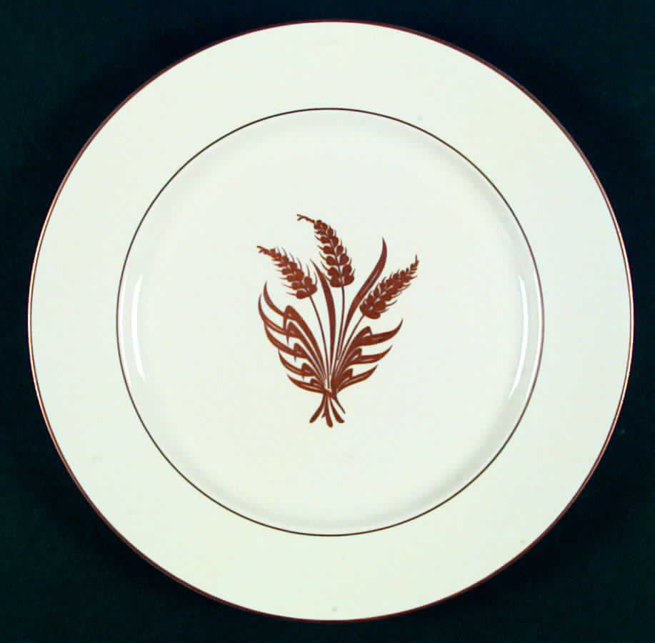 Golden Wheat Dinner Plate by Royal Jackson-1