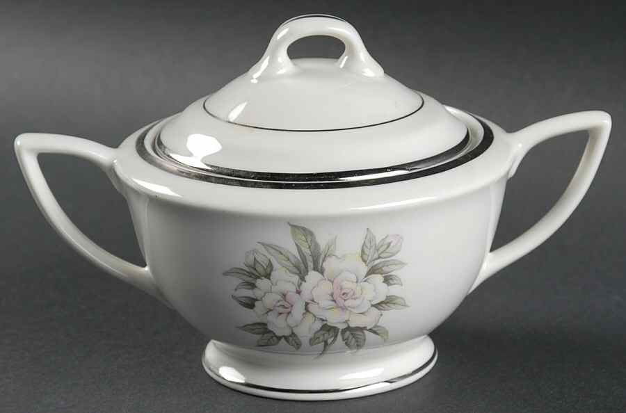 Heirloom Sugar Bowl & Lid by Royal Jackson-1
