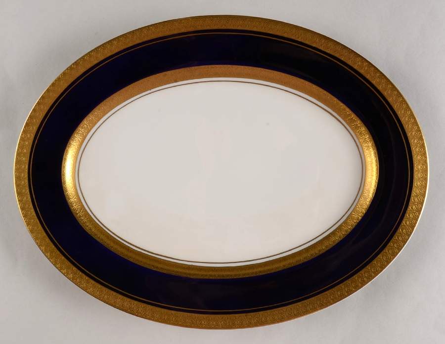 Imperial Cobalt 11" Oval Serving Platter by Royal Jackson-1