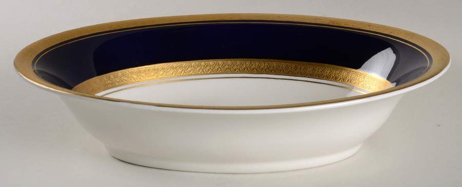 Imperial Cobalt 9" Oval Vegetable Bowl by Royal Jackson-1