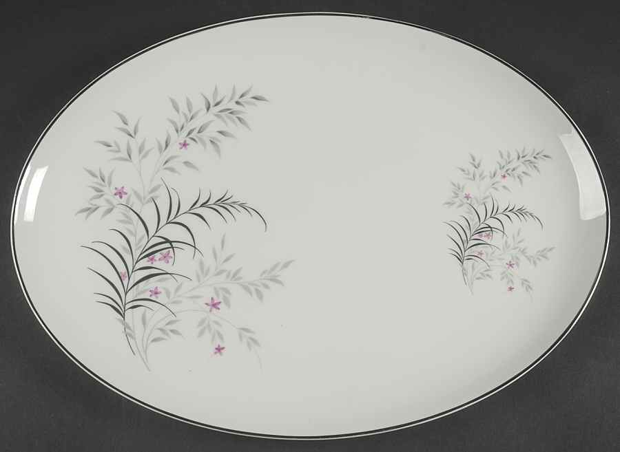 Jeannine 15" Oval Serving Platter by Royal Jackson-1