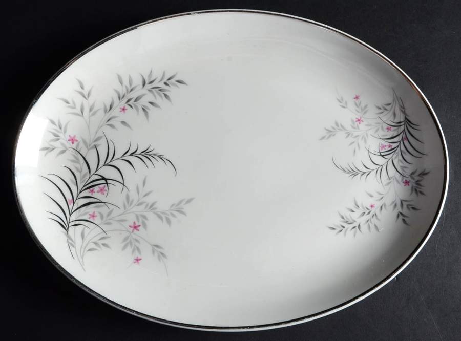 Jeannine 11" Oval Serving Platter by Royal Jackson-1