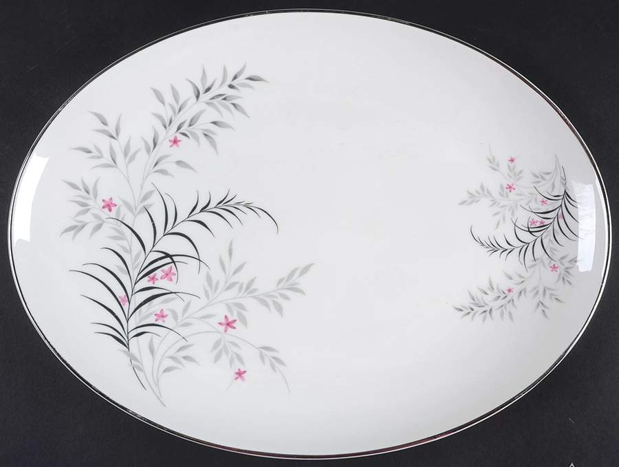 Jeannine 13" Oval Serving Platter by Royal Jackson-1