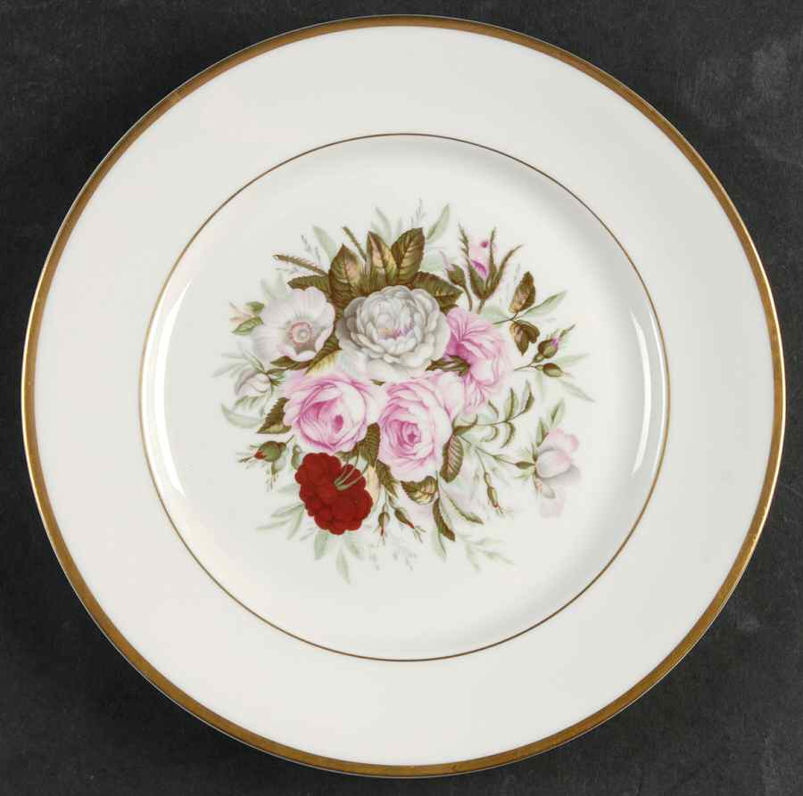 Lady Lee (Gold Trim) Salad Plate by Royal Jackson-1