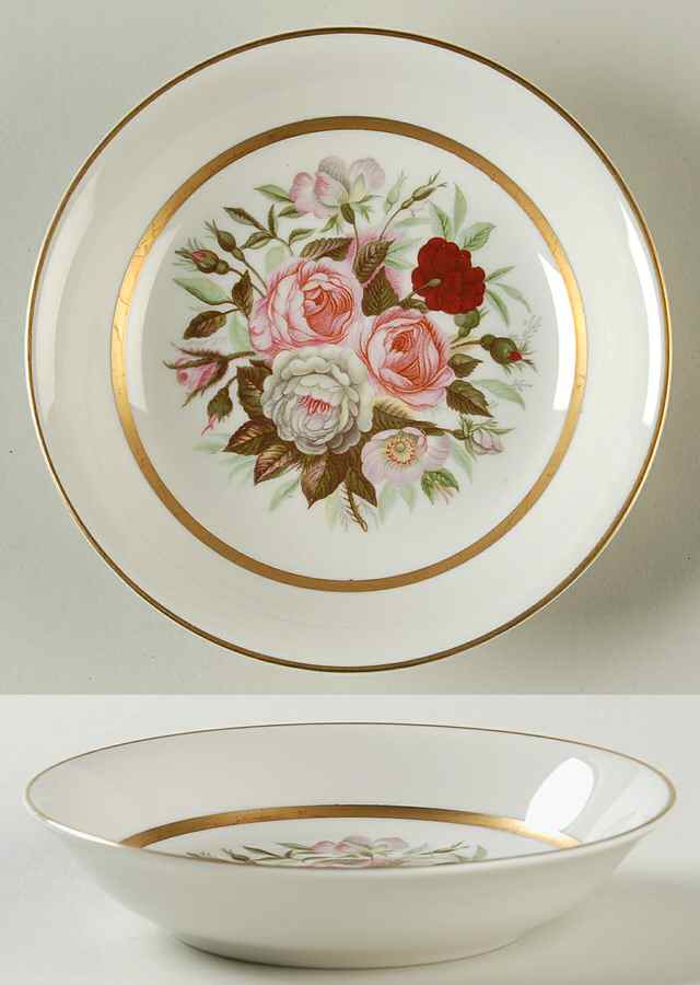 Lady Lee (Gold Trim) Fruit/Dessert (Sauce) Bowl by Royal Jackson-1