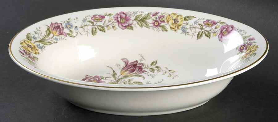 Lady Mayfair 10" Oval Vegetable Bowl by Royal Jackson-1