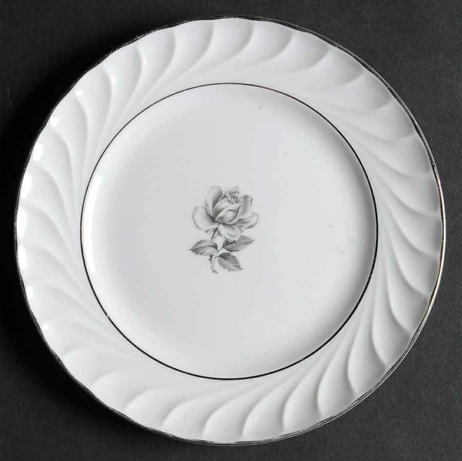 Lavender Rose Bread & Butter Plate by Royal Jackson-1