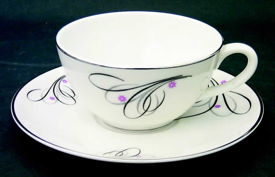 Lido Flat Cup & Saucer Set by Royal Jackson-1