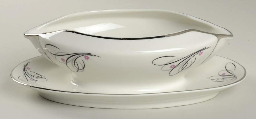 Lido Gravy Boat with Attached Underplate by Royal Jackson-1