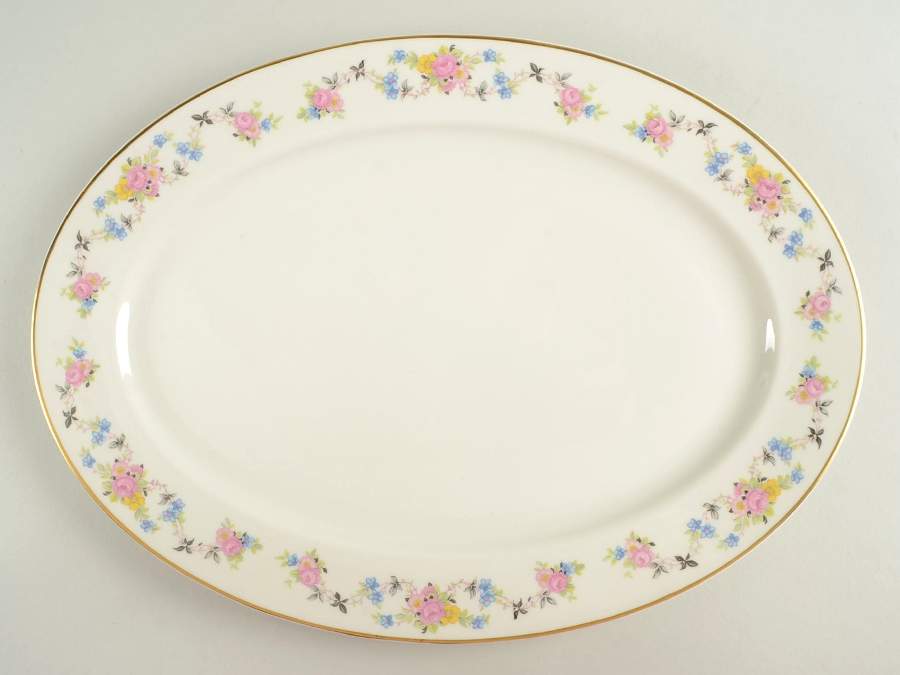 Linda 15" Oval Serving Platter by Royal Jackson-1