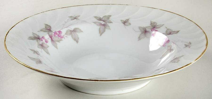 Lilac Time Rim Soup Bowl by Royal Jackson-1