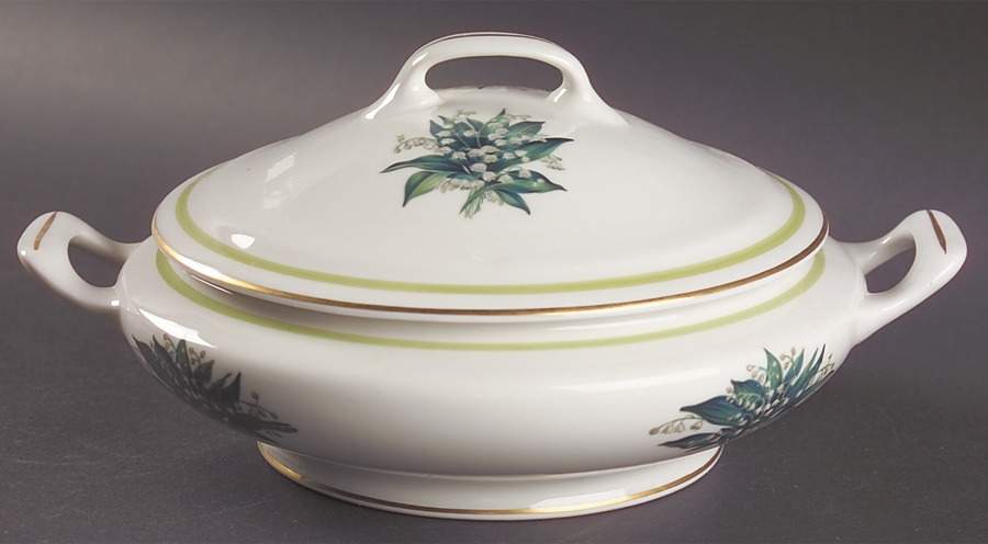 Lily of The Valley Round Covered Vegetable by Royal Jackson-1