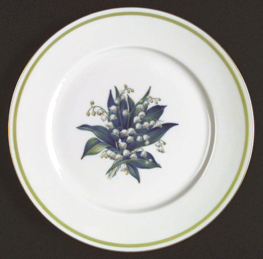 Lily of The Valley Dinner Plate by Royal Jackson-1