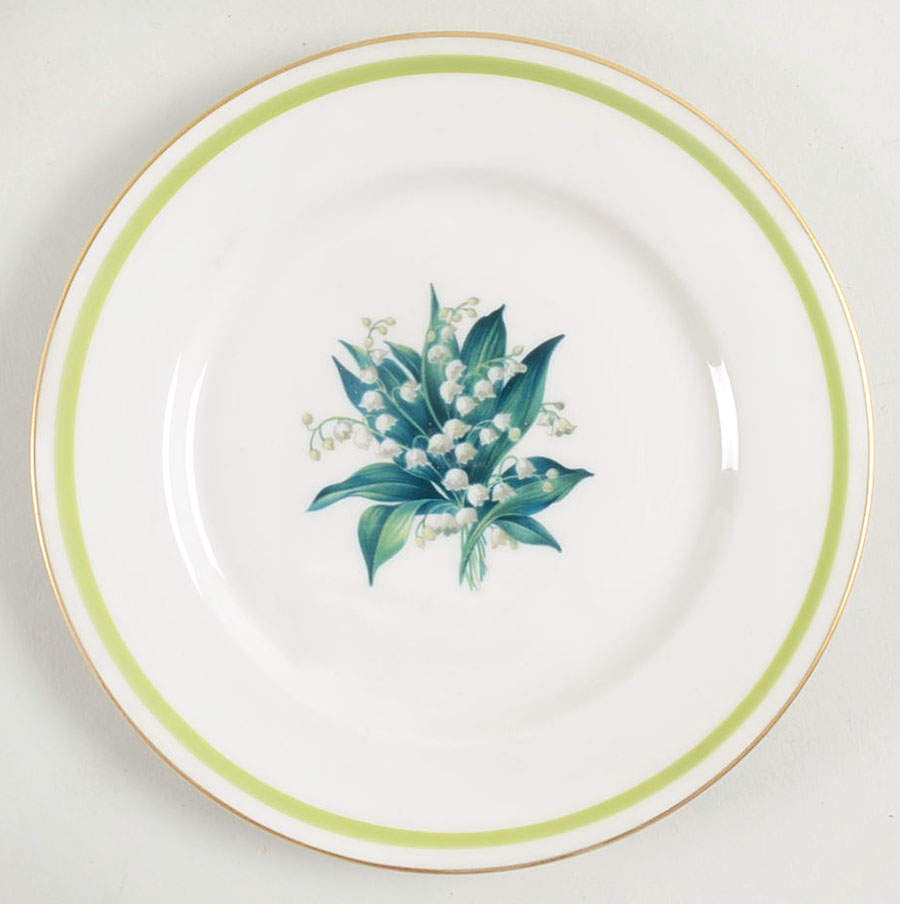 Lily of The Valley Bread & Butter Plate by Royal Jackson-1