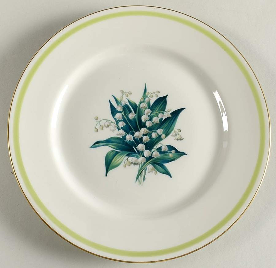 Lily of The Valley Salad Plate by Royal Jackson-1