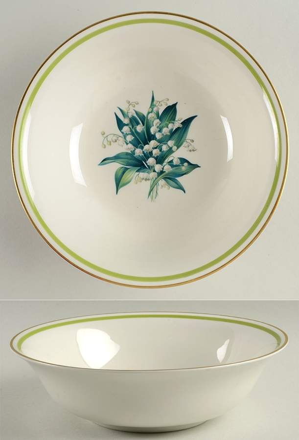 Lily of The Valley 9" Round Vegetable Bowl by Royal Jackson-1