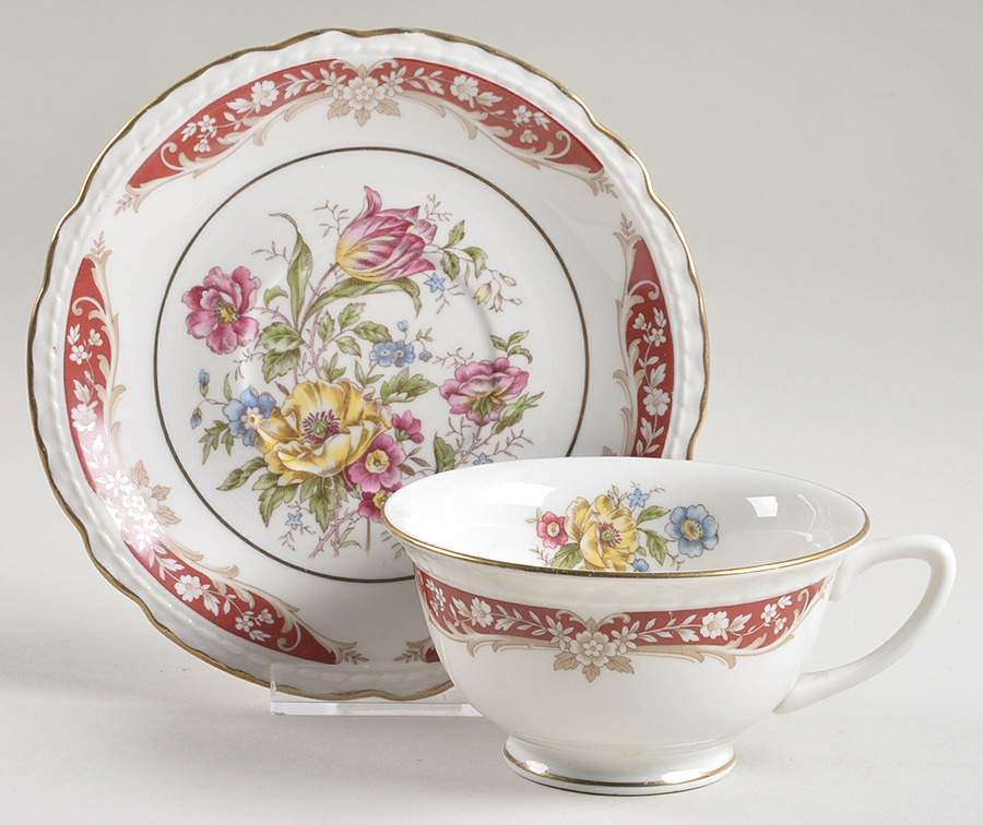 Lord Carleton Footed Cup & Saucer Set by Royal Jackson-1