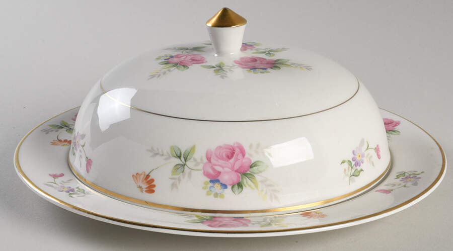 Lord Patterson (Smooth Edge) Muffin Dish & Lid by Royal Jackson-1