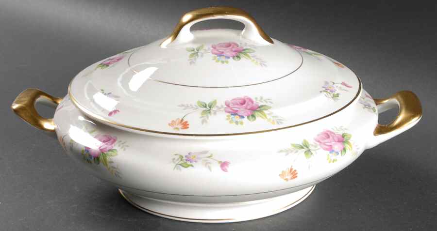 Lord Patterson (Smooth Edge) Round Covered Vegetable by Royal Jackson-1