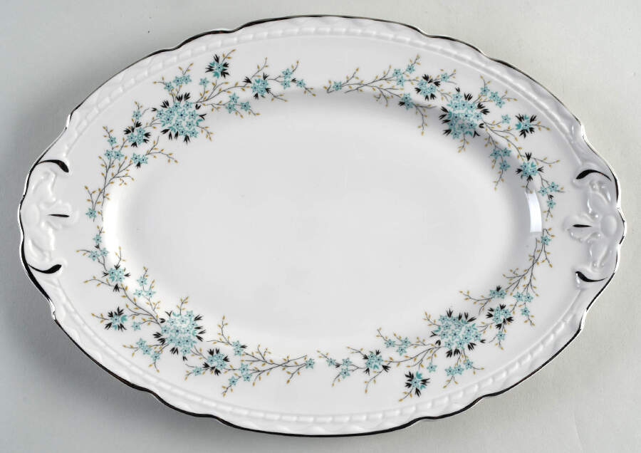 Lorelei 13" Oval Serving Platter by Royal Jackson-1