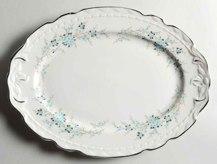 Lorelei 12" Oval Serving Platter by Royal Jackson-1