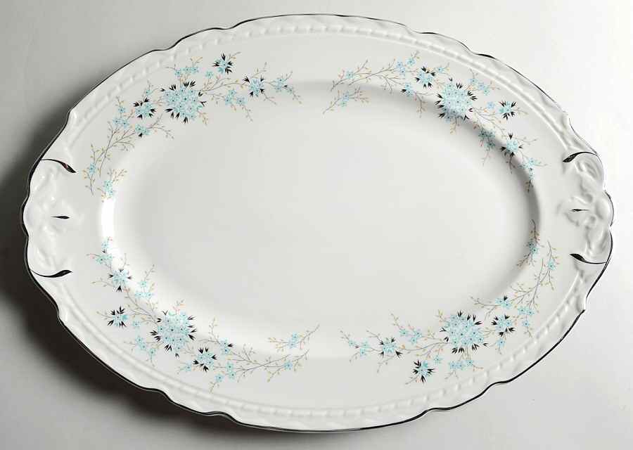 Lorelei 15" Oval Serving Platter by Royal Jackson-1