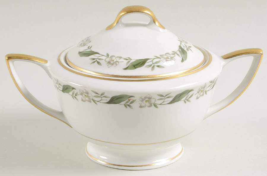 Magnolia Sugar Bowl & Lid by Royal Jackson-1