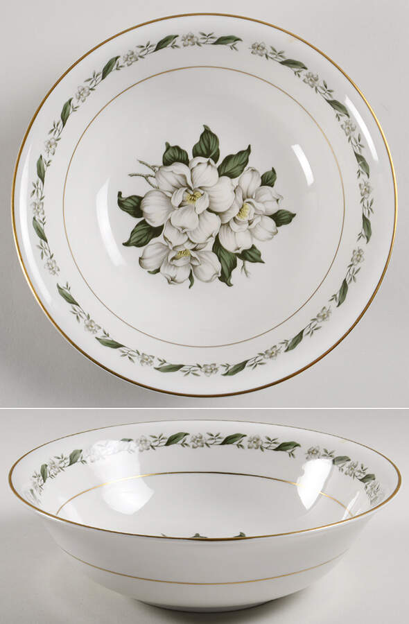 Magnolia 9" Round Vegetable Bowl by Royal Jackson-1